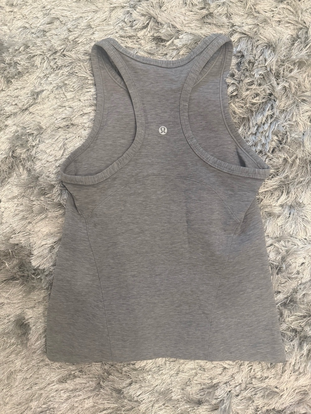lululemon athletica Gray Ribbed Racerback Tank - Picture 2 of 3